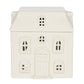 White Ceramic House Oil/Wax Tea Light Burner