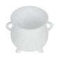 White Triple Moon Cauldron Oil Burner and Wax Warmer