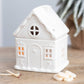 White Christmas Gingerbread House Oil Burner