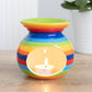 Rainbow Stripe Oil Burner and Wax Warmer