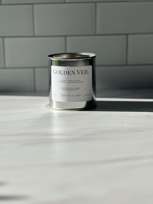 Golden Veil Candle