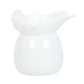 White Angel Wing Dish Oil Burner