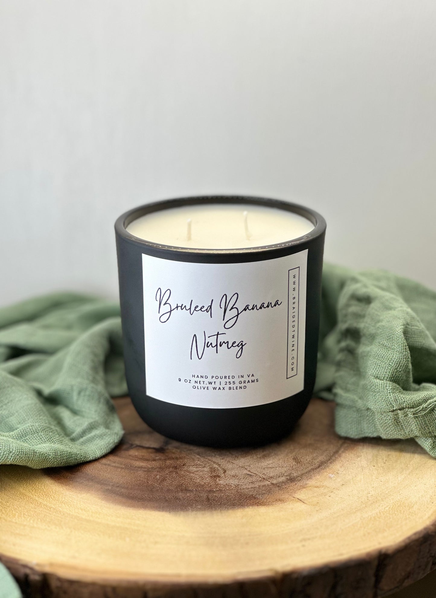 Bruleed Banana Nutmeg Luxe Premium Candle