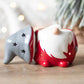 Red and Grey Christmas Gonk Oil/ Wax Burner Tea Light