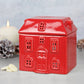 Red Christmas House Oil Burner