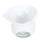 White Angel Wing Dish Oil Burner