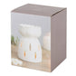 White Gloss Lotus Flower Oil Burner and Wax Warmer